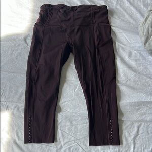 Lululemon Fast and Free High-Rise Crop 19"